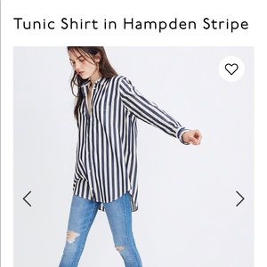 Madewell Tunic in Hampton stripe